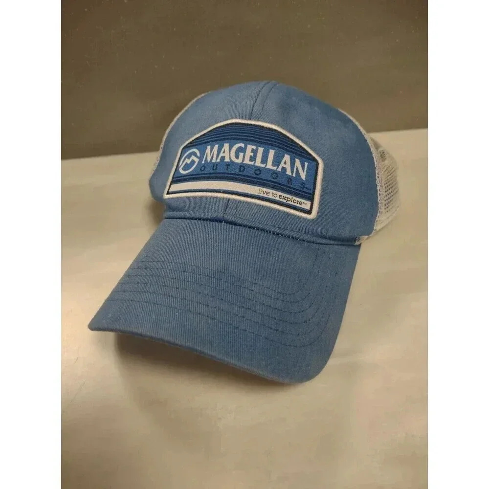 Magellan Outdoor Hat Cap Men SnapBack Trucker Mesh Fishing Hiking Boating Active